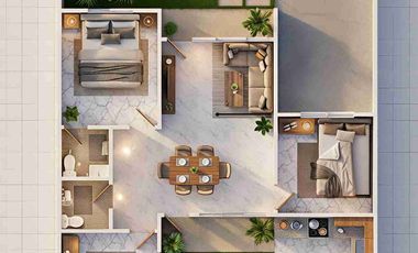 Rumah Type 75/104 SHM + PBG