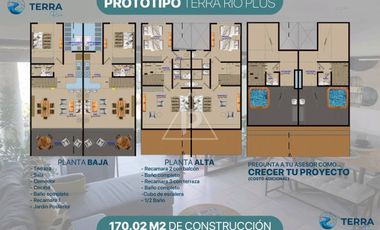 DESDE $5,000.000.00 MXN VENTA DE CASA TERRA RIO PLUS