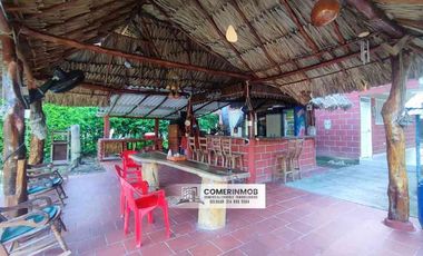 CÓD. 1262. HERMOSA FINCA A ORILLA DE CARRETERA A LA VENTA EN VILLANUEVA, BOLÍVAR.