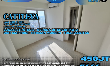 JUAL ATAS MALL CATTLEYA UN FURNISHED SHM APARTEMEN BASSURA CITY - BISA KPA