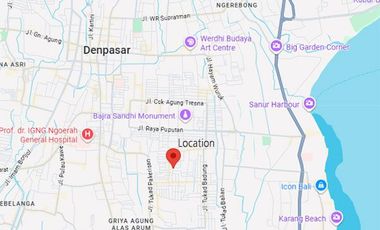 (AMR-047.SCO) Home Studio 1 BR For Monthly Rent Tukad Batanghari Renon