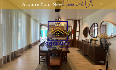 Smart Modern Rustic House For Sale/Rent Fully Furnished with 3BR and Swimming Pool in Angeles City near Clark and Rockwell