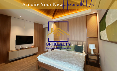 Smart Modern Rustic House For Sale/Rent Fully Furnished with 3BR and Swimming Pool in Angeles City near Clark and Rockwell