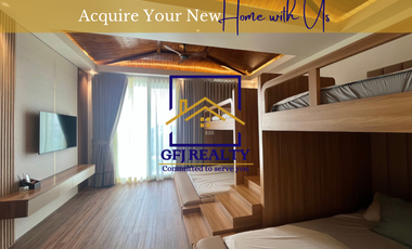 Smart Modern Rustic House For Sale/Rent Fully Furnished with 3BR and Swimming Pool in Angeles City near Clark and Rockwell