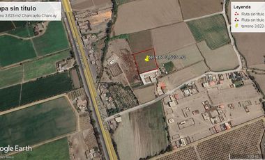 CHANCAY- VENTA TERRENO 3,623 M2 EN CHANCAYLLO