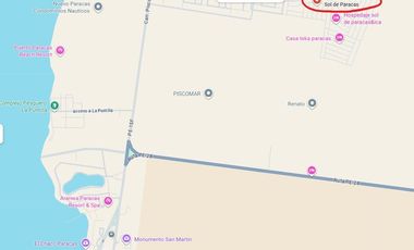 OPORTUNIDAD ÚNICA VENTA TERRENO EN PARACAS