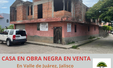 Casa en obra negra en Valle de Juárez, Jalisco