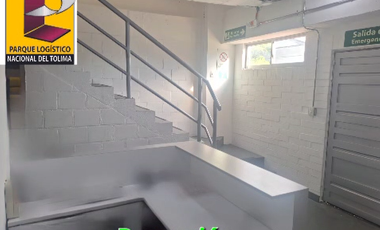 ARRIENDO EXCELENTE BODEGA DE 550 m2 EN EL PARQUE LOGÍSTICO NACIONAL DEL TOLIMA