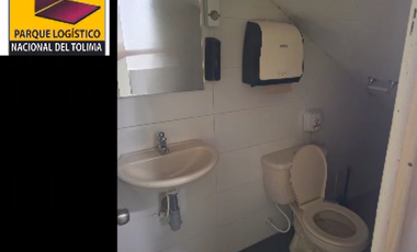 ARRIENDO EXCELENTE BODEGA DE 550 m2 EN EL PARQUE LOGÍSTICO NACIONAL DEL TOLIMA