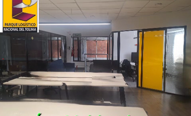 ARRIENDO EXCELENTE BODEGA DE 550 m2 EN EL PARQUE LOGÍSTICO NACIONAL DEL TOLIMA