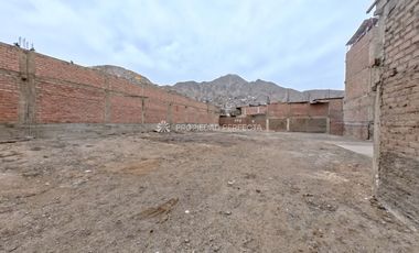 Terreno en venta en San Juan De Lurigancho
