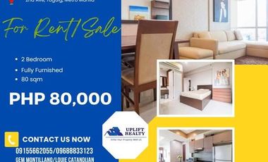 Sapphire Residences BGC – 2BR Fully Furnished Condo for Lease