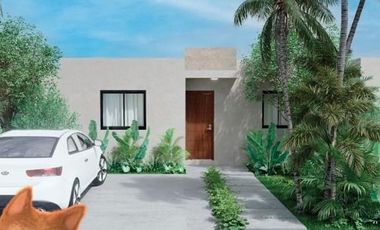 Preventa de casas de un piso y dos recámaras en Conkal