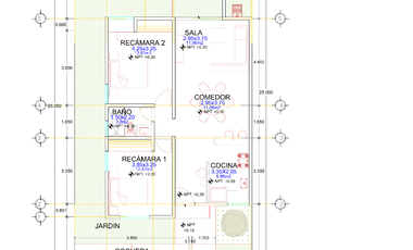 Preventa de casas de un piso y dos recámaras en Conkal