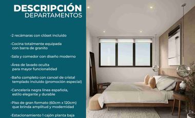 Departamento en Torre Cuahutemoc