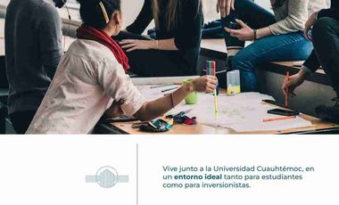 Departamento en Torre Cuahutemoc