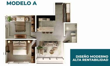 Departamento en Torre Cuahutemoc