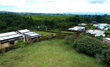 Extraordinario lote con 2490 m2 en la Vía Armenia en Condominio Campestre con vista al bosque Nativo. Pereira - Colombia.