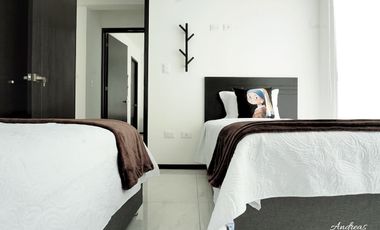 RENTA DEPARTAMENTO AMUEBLADO 3 RECAMARAS ZONA GALERIAS SERDAN