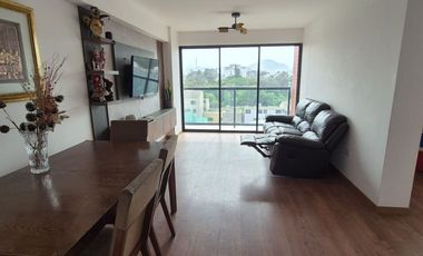 DEPARTAMENTO DÚPLEX EN SAN BORJA – AMPLIO Y LISTO PARA VIVIR/VISTA EXTERNA 4 DORMITORIOS Y BALCON