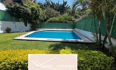 Departamento con alberca y vigilancia