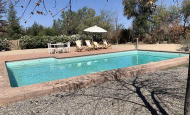 Arriendo Casa Estilo Chilena 6hab 4b A Solo 25 Min De Stgo