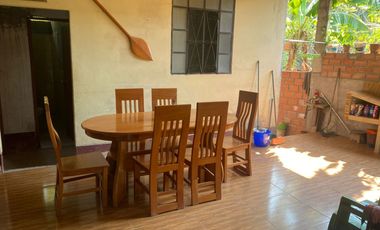 VENTA CASA  EN TINGO DE SAPOSA EN EL DPTO DE SAN MARTIN A UNA HORA DE TARAPOTO.