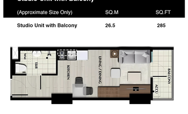 Studio Condo for Sale | Sentria Storeys Vermosa, Imus Cavite