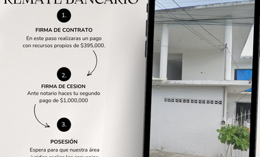 ¡EXCELENTE REMATE BANCARIO! AFR9