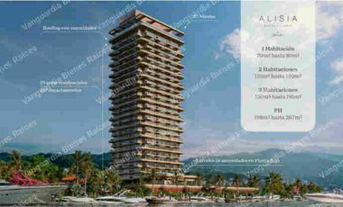 PUERTO VALLARTA BEACHFRONT..Departamentos de súper lujo en preventa en MARINA VALLARTA. A Orilla del Océano Pacífico