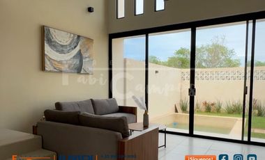 Casa en venta de 2 recámaras amueblada en Chuburna Puerto Yucatán