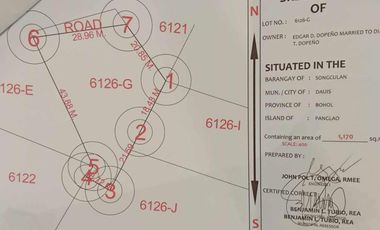 Residential Lot for Sale – Near Beach Access in Songculan, Dauis, Panglao Island, Bohol