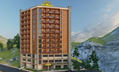 50% Discount Semi Furnished 1 Bedroom w/ Balcony Condotel Unit in Taloy Sur Tuba Benguet Pre-selling