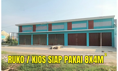 Ruko Kios Komersial Siap Pakai 1 Lantai, Ukuran 8 x 4 Meter Palembang