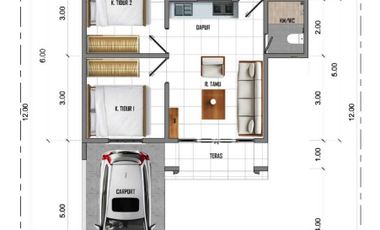 Rumah Mewah dekat Mall Jamtos Kota Jambi