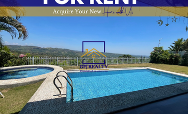 For Rent Scenic View Home with 6 Bedrooms and Swimming Pool in Angeles City Clark Pampanga