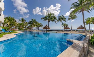 Impresionante beachfront penthouse en Quinta Luna, Puerto Aventuras