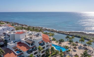Impresionante beachfront penthouse en Quinta Luna, Puerto Aventuras