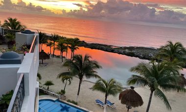 Impresionante beachfront penthouse en Quinta Luna, Puerto Aventuras