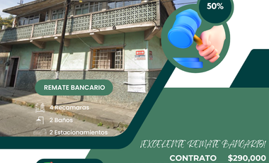 ¡EXCELENTE OPORTUNIDAD! REMATE BANCARIO