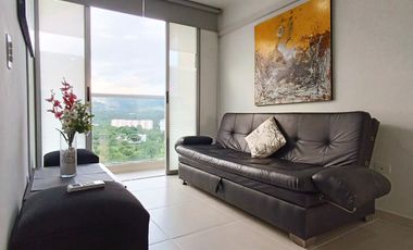 Apartaestudio amoblado en Reserva Club Cañaveral – Piso 16 con aire acondicionado