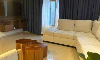 LOMAS DE TECAMACHALCO RENTA DEPARTAMENTO AMUEBLADO DE  SUPER LUJO 130M DE 3 REC.