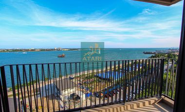 For Rent: 3-Bedroom Unit with Sea View at Mandani Bay Suites Tower 1
