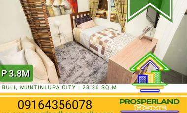 FOR SALE: STUDIO UNIT IN BULI, MUNTINLUPA CITY