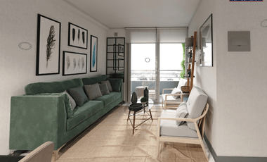 Departamento 3d1b 48 m2 2667 uf compra CON CERO PIE con aprobación  al 90% al 85% y al 80% solo pagas un 5%. Subsidio a la Tasa Rebajada