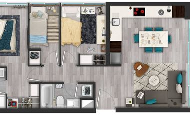 Departamento  Venta departamento 3D2B  72,92 m2 valor 4345 uf compra sin pie aprobado al 90% al 85% y al 80%. Cero pie