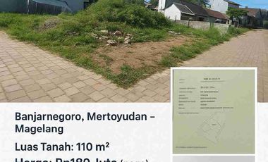 Tanah dijual di Mertoyudan, Magelang Kabupaten