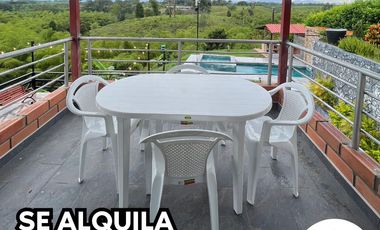 SE RENTA EXCELENTE FINCA VIA ALCALA POR DIAS