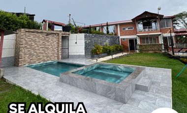 SE RENTA EXCELENTE FINCA VIA ALCALA POR DIAS