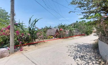 1498sqm seaview lot at Calatagan , Batangas along Brgy road